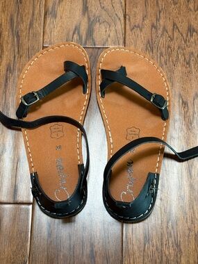 Crupon Nomad Extra Width Sandals - Nero (Black) 38